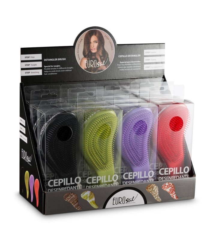EUROSTIL DESENREDAR COLOR CEPILLO GRANDE 1UN