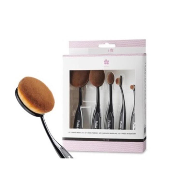 EUROSTIL MAQUILLAJE SET 5 CEPILLOS 5UN