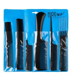 EUROSTIL PROFESIONAL ESTUCHE 6 PEINES 1UN
