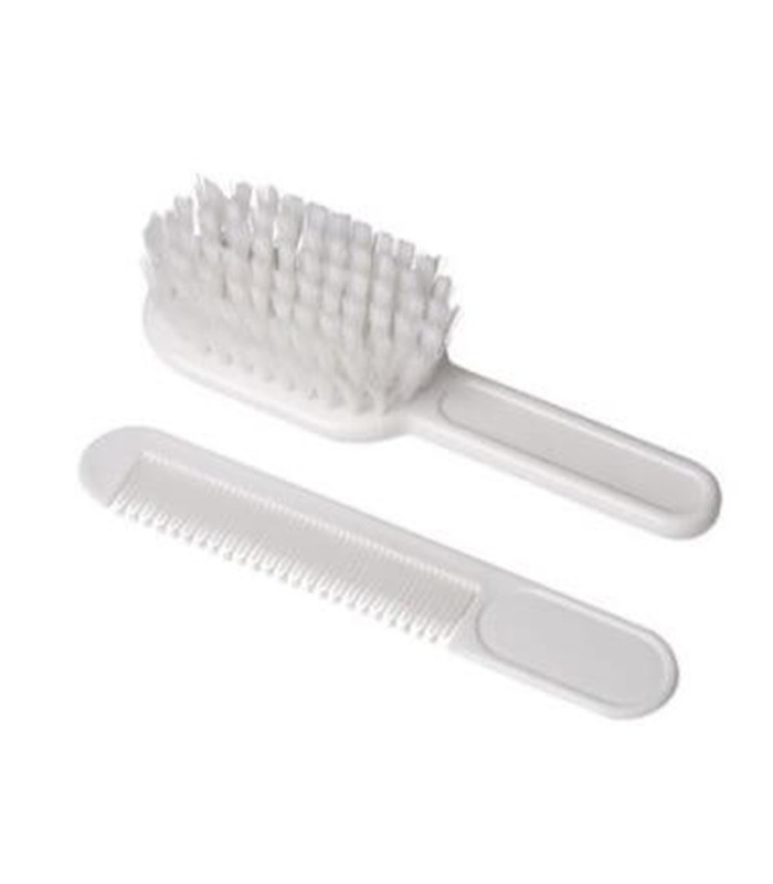 EUROSTIL BEBE CEPILLO SUAVE BLANCO 1UN + PEINE 1U.