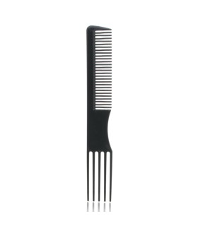 EUROSTIL CURVADO PEINE NEGRO NEGRO 19CM 1UN