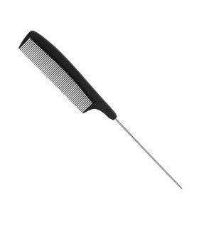 EUROSTIL PUA METAL PEINE PROFESIONAL CARBONO 223MM 1UN