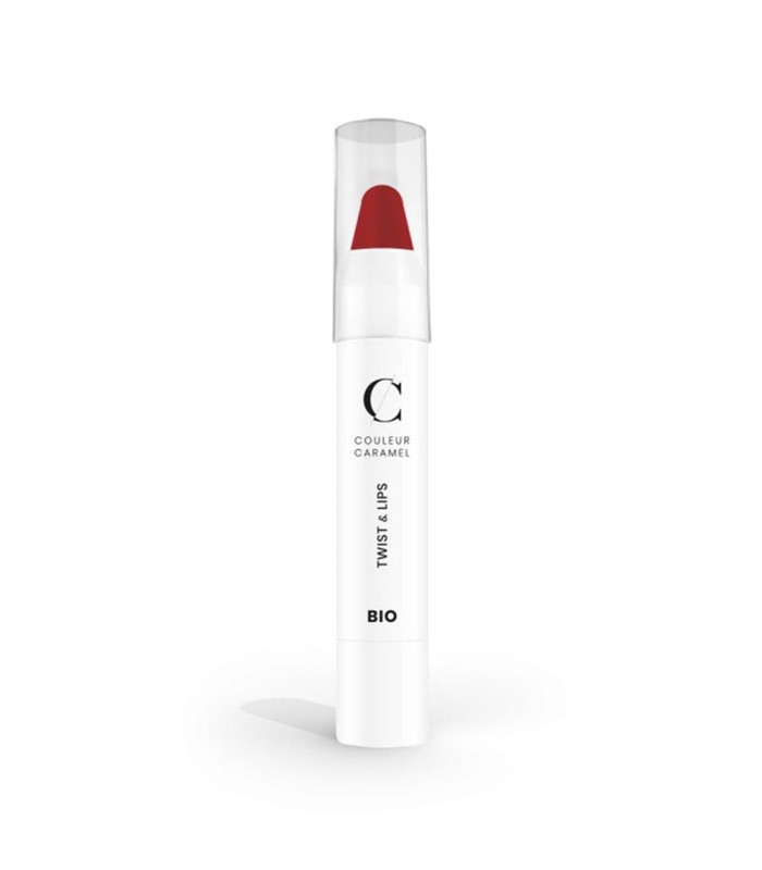 COULEUR CARAMEL TWIST&LIPS BARRA DE LABIOS 407 GLOSSY RED 1UN