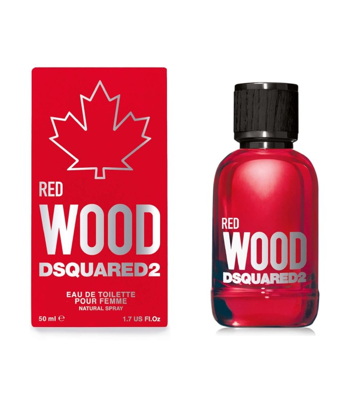 DSQUARED RED WOOD EAU DE TOILETTE POUR FEMME 50ML VAPORIZADOR