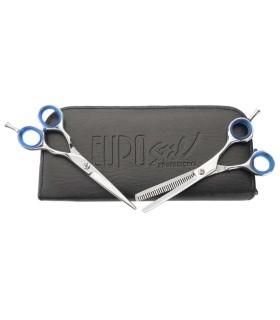 EUROSTIL CORTE 7 ESCULPIR 2 TIJERAS ESTUCHE 1UN