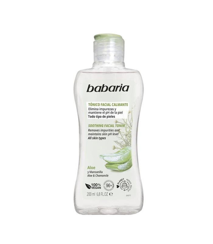 BABARIA ALOE Y MANZANILLA TONICO FACIAL 200ML