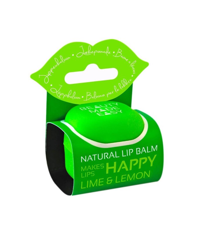 BEAUTY MADE EASY NATURAL BALSAMO LABIAL LIME & LEMON 1UN