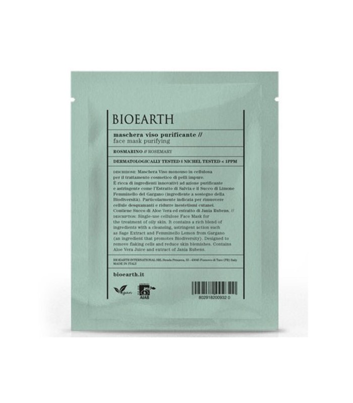 BIOEARTH PURIFICANTE MASCARILLA FACIAL ROMERO 1UN