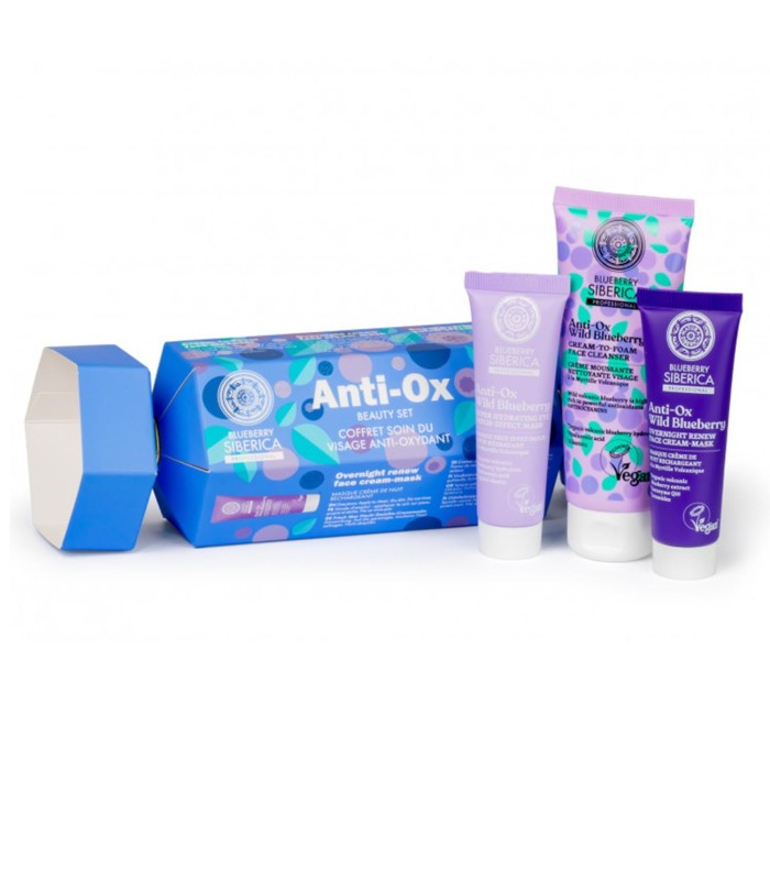 NATURA SIBERICA ANTI-OX CREMA FACIAL 1UN + CONTORNO DE OJOS 30ML + MASCARILLA NOCHE 30ML