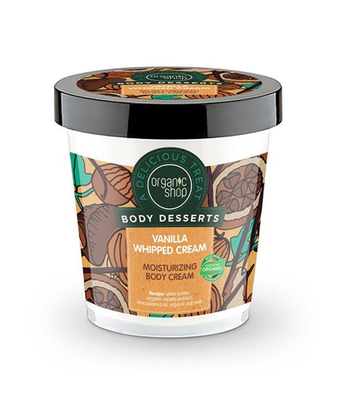ORGANIC SHOP VANILLA CREMA CORPORAL SUAVIZANTE 450ML