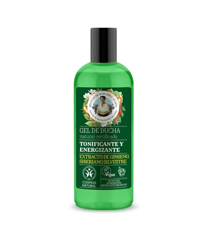 GREEN AGAFIA GINSENG SIBERIANO GEL DE BAÑO TONIFICANTE NATURAL 260ML