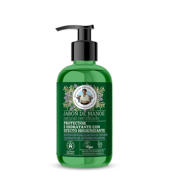 GREEN AGAFIA PROTECTOR EFECTO HIGIENIZANTE JABON DE MANOS JABON DE MANOS CON DOSIFICADOR 300ML