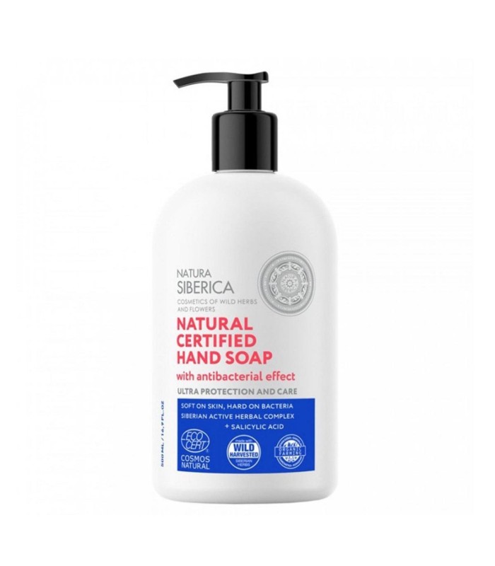 NATURA SIBERICA JABON DE MANOS ANTIBACTERIANO 500ML