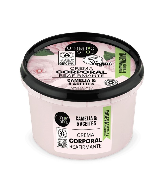 ORGANIC SHOP CAMELIA JAPONESA CREMA CORPORAL REAFIRMANTE 250ML