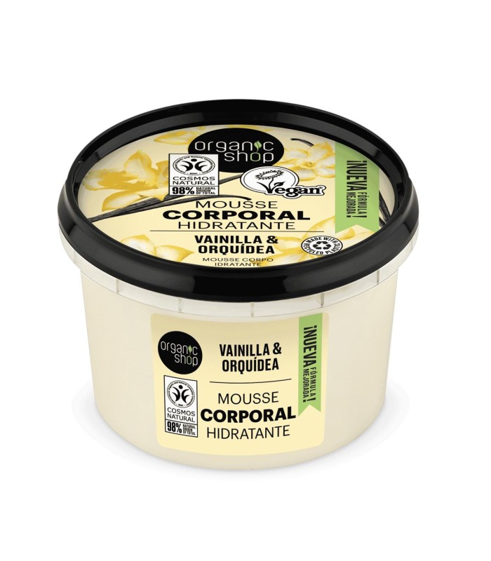 ORGANIC SHOP VANILLA BOURBON MOUSSE CORPORAL HIDRATANTE 250ML