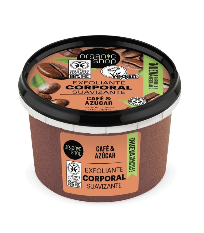 ORGANIC SHOP CAFE EXFOLIANTE CORPORAL BRAZILIAN COFEE 1UN