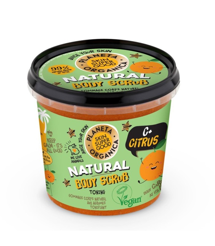 NATURA SIBERICA SKIN SUPER GOOD NATURAL BODY SCRUB C CITRUS 360ML