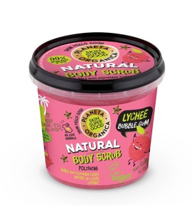 NATURA SIBERICA SKIN SUPER GOOD NATURAL BODY SCRUB LYCHEE GUM 360ML