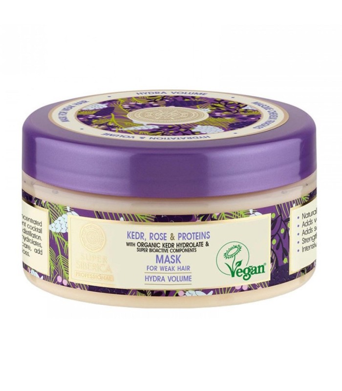 NATURA SIBERICA PINO ROSA Y PROTEINAS MASCARILLA CAPILAR CABELLO DEBIL 400ML