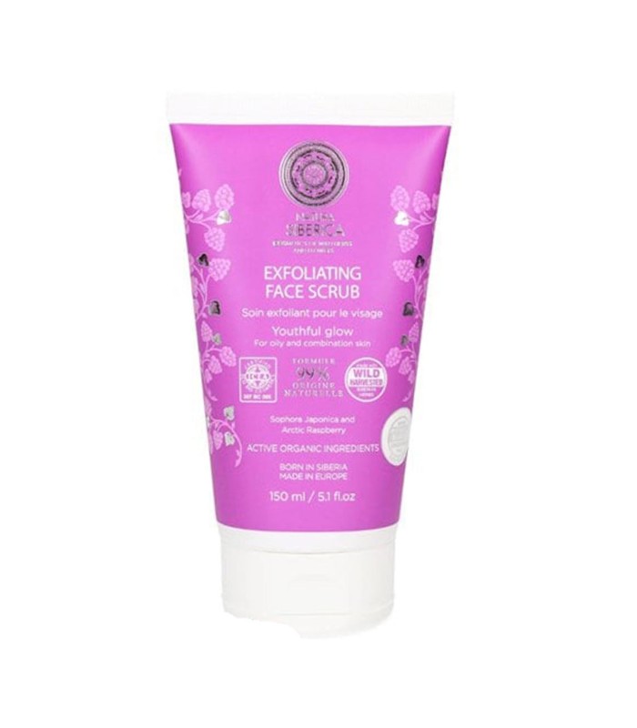 NATURA SIBERICA BRILLO JUVENIL EXFOLIANTE FACIAL PIEL GRASA 150ML