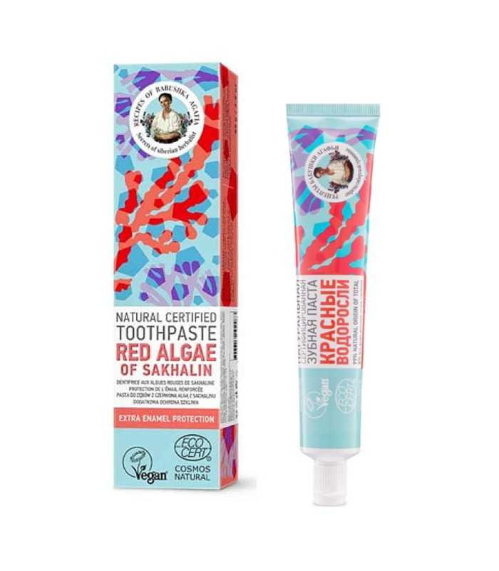 NATURA SIBERICA AGAFJA DENTIFRICO ALGAS ROJAS 1UN