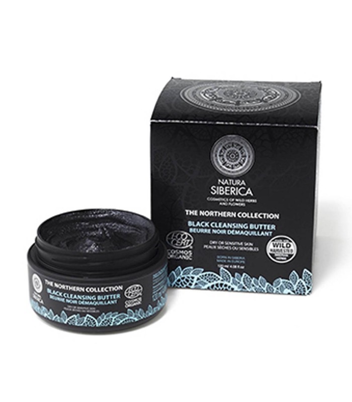 NATURA SIBERICA THE NORTHERN COLLECTION MANTECA LIMPIADORA BLACK 120ML