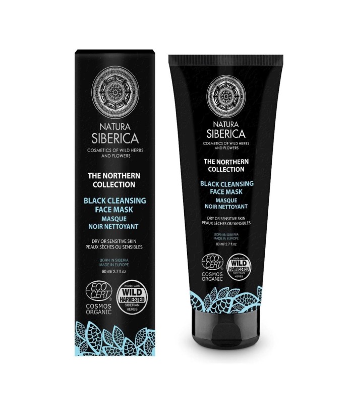 NATURA SIBERICA THE NORTHERN COLLECTION MASCARILLA FACIAL LIMPIADORA BLACK 60ML