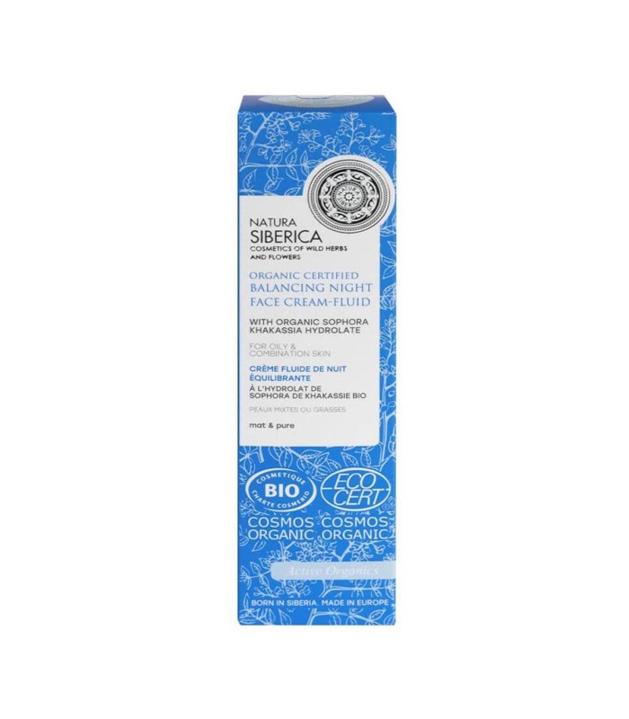 NATURA SIBERICA CREMA NOCHE FLUIDA EQUILIBRANTE 50ML