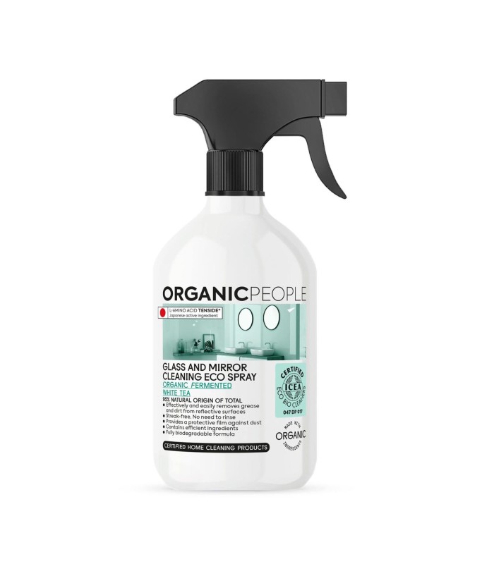 ORGANIC PEOPLE GLASS MIRROR CLEANSING ECO SPRAY 200ML VAPORIZADOR