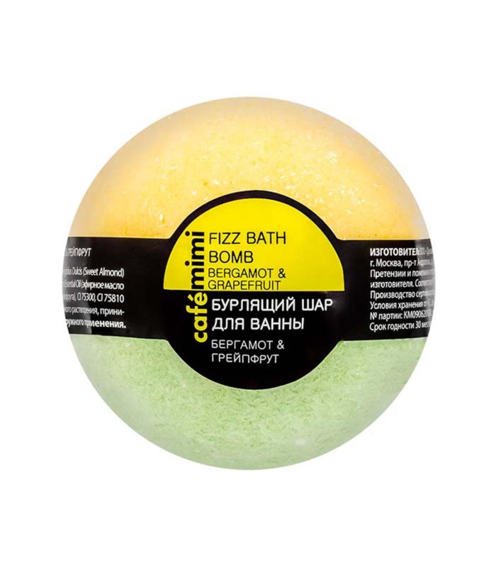 NATURA SIBERICA CAFE MIMI BOMBA EFERVESCENTE BERGAMOT 1UN