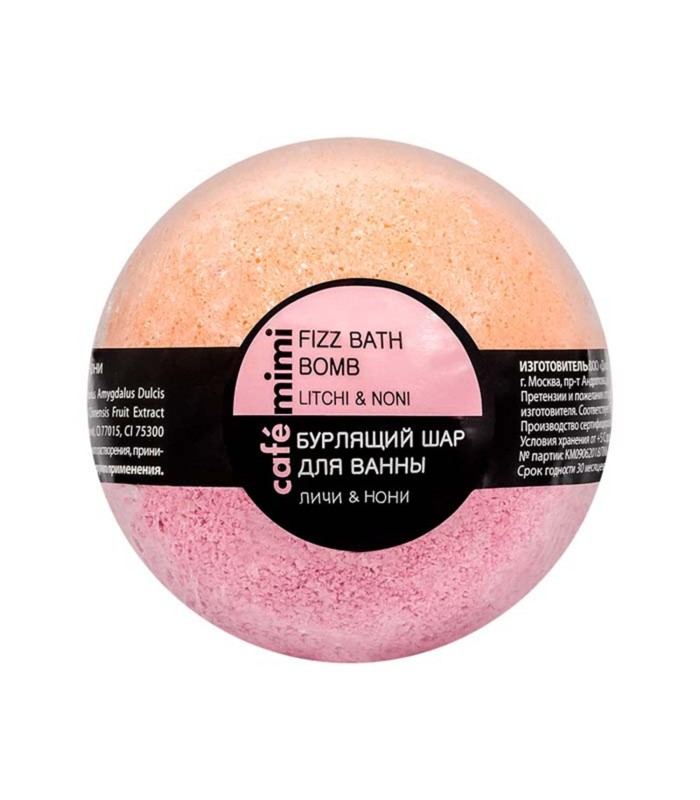 NATURA SIBERICA CAFE MIMI BOMBA EFERVESCENTE LITCHI 1UN