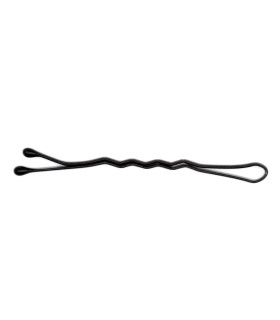 EUROSTIL CABELLO CAJA DE CLIPS DOBLE ONDA NEGRO NEGRO 24UN