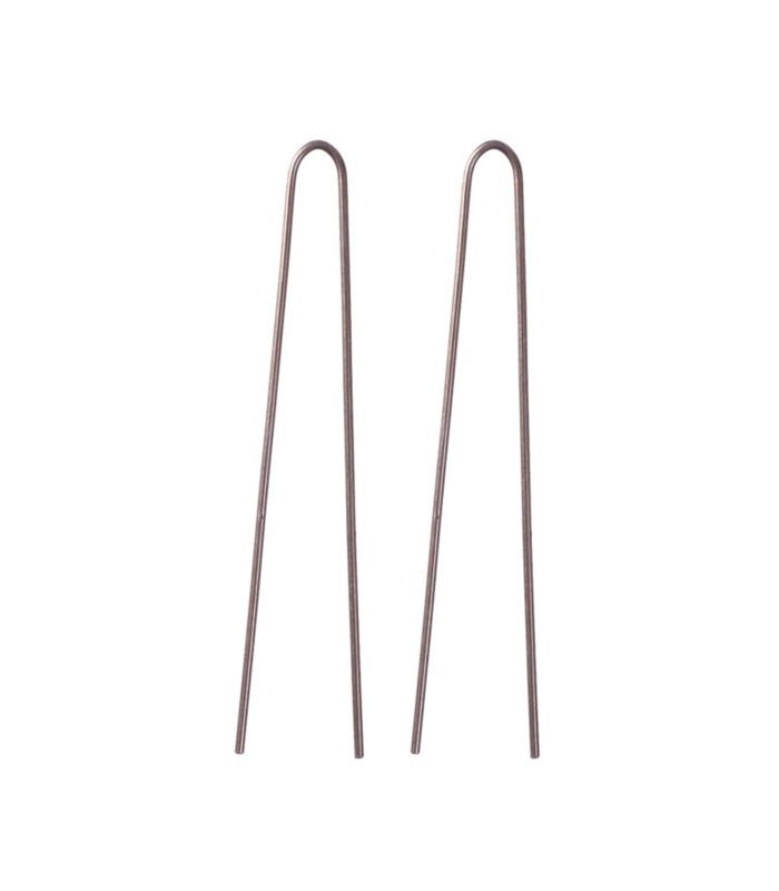 EUROSTIL BRONZE HORQUILLAS 70MM CAJA 200UN