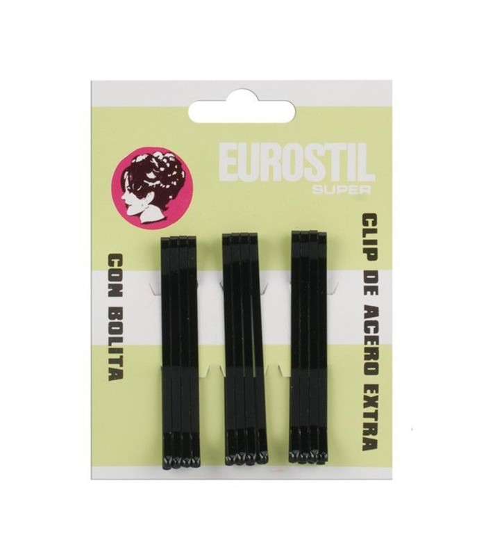 EUROSTIL CABELLO CLIPS 55MM BRONCE 12UN