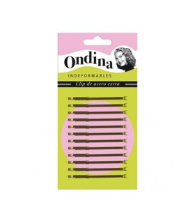 EUROSTIL ONDINA CLIPS 70MM BRONCE 12UN