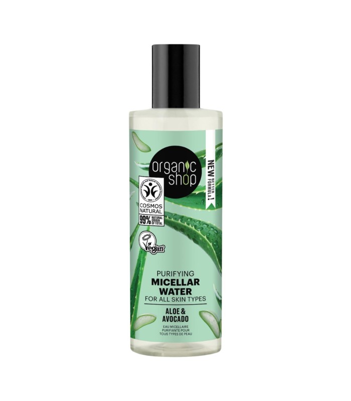 ORGANIC SHOP ALOE AGUA MICELAR PURIFICANTE TODO TIPO DE PIELES 150ML