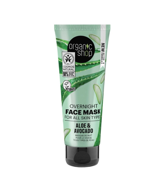 ORGANIC SHOP ALOE MASCARILLA FACIAL OVERNIGHT 75ML
