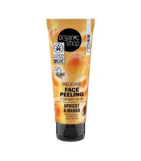 ORGANIC SHOP APRICOT DELICATE PEELING FACIAL PIEL SECA 75ML