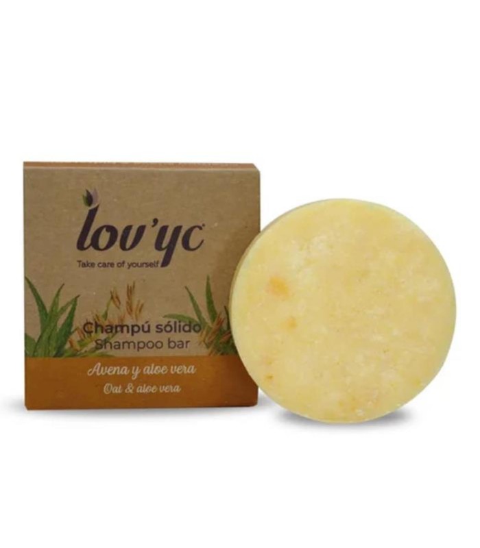 LOVYC AVENA Y ALOE VERA CHAMPU SOLIDO 50GR