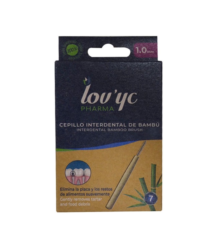 LOVYC BAMBU CEPILLO INTERDENTAL CAJA 1UN