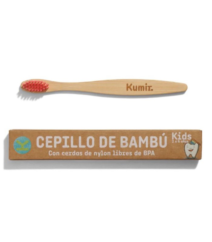 LOVYC KIDS CEPILLO DE DIENTES BAMBU ROJO 1UN