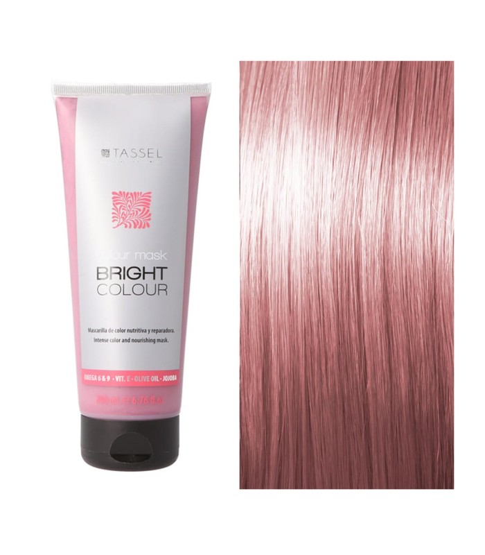 EUROSTIL BRIGHT COLOUR MASCARILLA CAPILAR COLOR ROSA 1UN