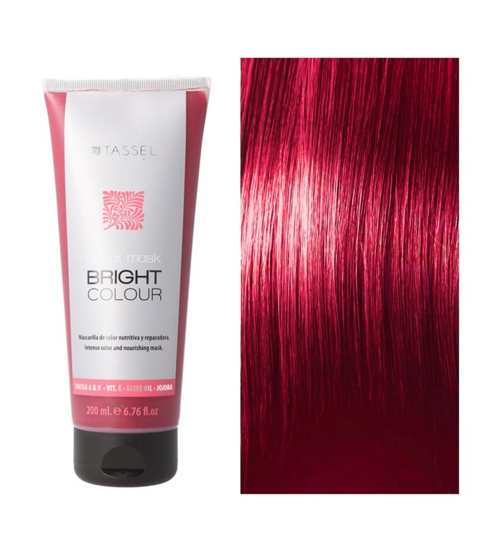 EUROSTIL BRIGHT COLOUR MASCARILLA CAPILAR COLOR ROJO 1UN