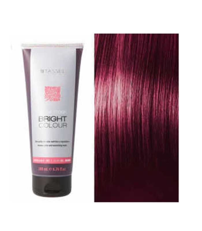 EUROSTIL BRIGHT COLOUR MASCARILLA CAPILAR COLOR ROJO VIOLETA 1UN