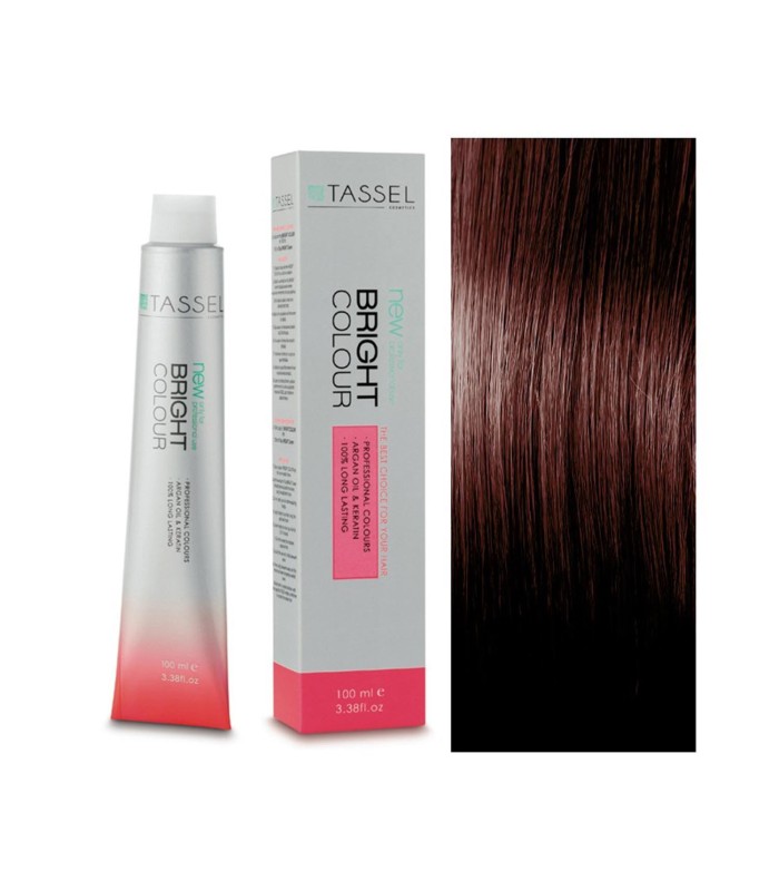 EUROSTIL BRIGHT COLOUR TINTE 6.54 RUBIO OSCURO CAOBA COBRIZO 1UN