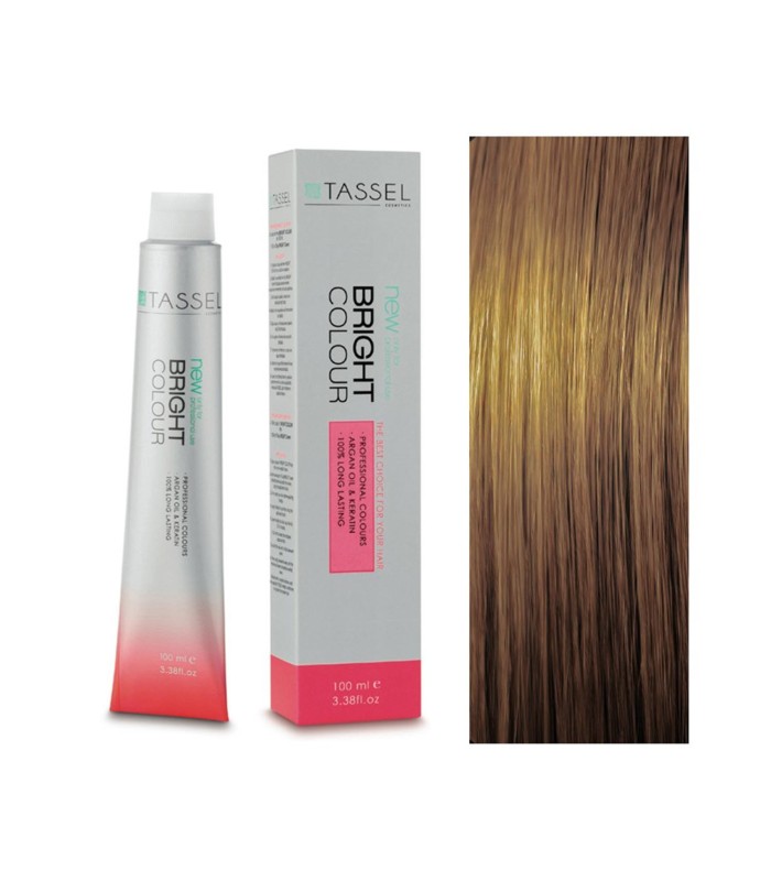 EUROSTIL BRIGHT COLOUR TINTE 7.71 RUBIO MEDIO MARRON FRIO 1UN