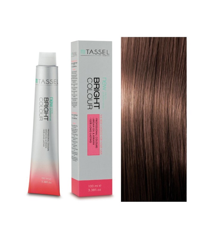 EUROSTIL BRIGHT COLOUR TINTE 7.77 RUBIO MEDIO CHOCOLATE 1UN