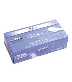 EUROSTIL BLANCO GUANTES LATEX MEDIANO CAJA 1UN