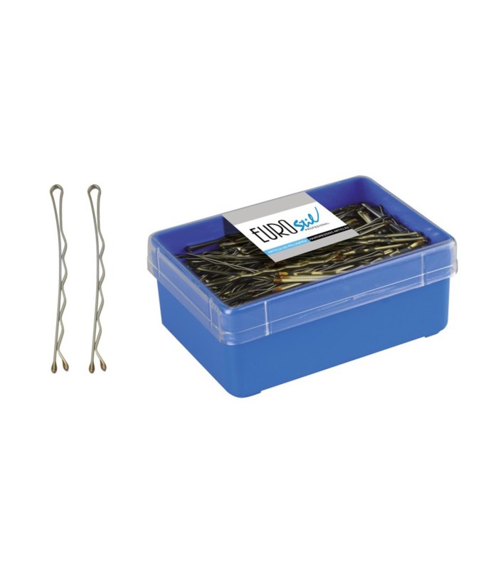 EUROSTIL CAJA CLIPS NEGROS 1UN