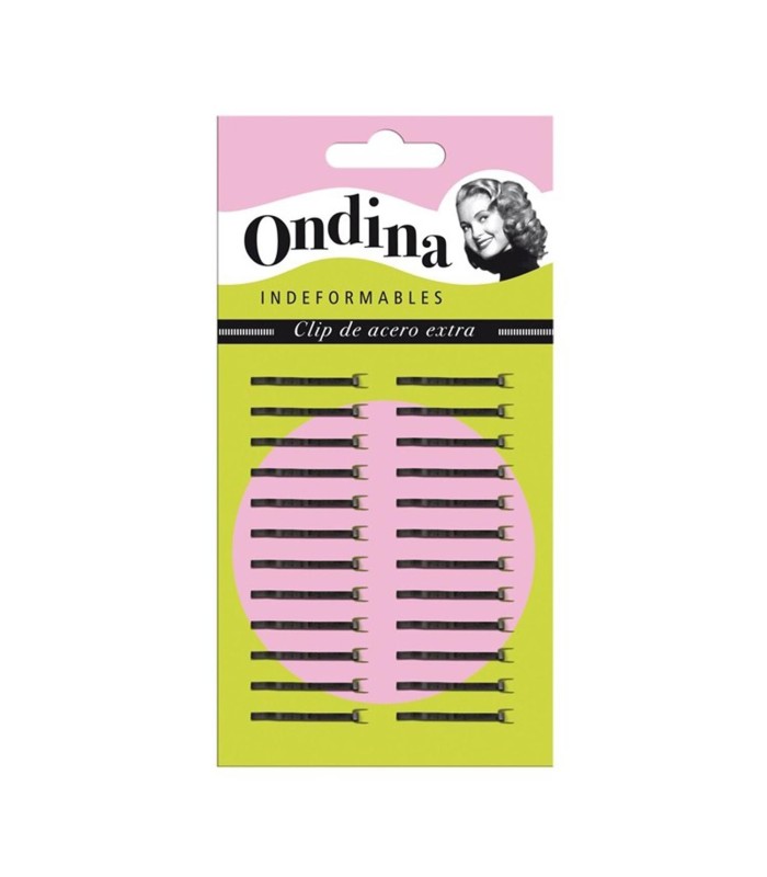 EUROSTIL NEGRO NEGRO MINICLIPS 2 5CM 1UN